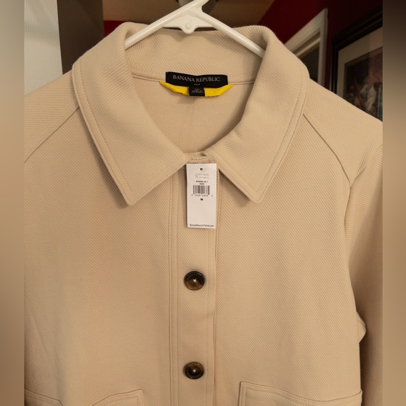BNWT❤️ banana republic twill Moto jacket - Picture 3 of 3